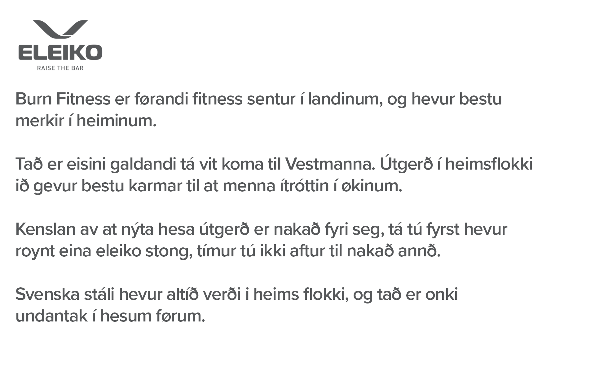 Eleiko